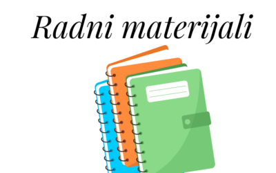 Obavijest o preuzimanju radnih materijala