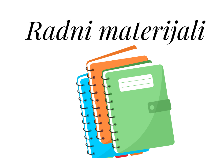 Obavijest o preuzimanju radnih materijala